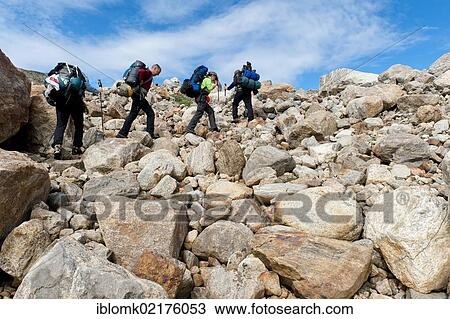 Group of hikers, Ammassalik Peninsula, East Greenland, Greenland, North America View Large Photo Image Stock Image - Group of hikers, Ammassalik Peninsula, East Greenland, Greenland, North America. Fotosearch