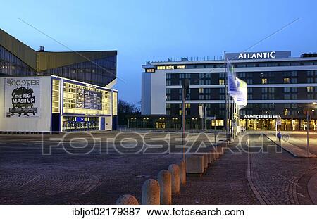 Gruga Hall, concert and event hall, next to the Atlantic Congress Hotel, directly beside the Messe Essen Exhibition Centre, Essen, North Rhine-Westphalia, Germany, Europe View Large Photo Image Stock Photo - Gruga Hall, concert and event hall, next to the Atlantic Congress Hotel, directly beside the Messe Essen Exhibition Centre, Essen, North Rhine-Westphalia, Germany, Europe. Fotosearch