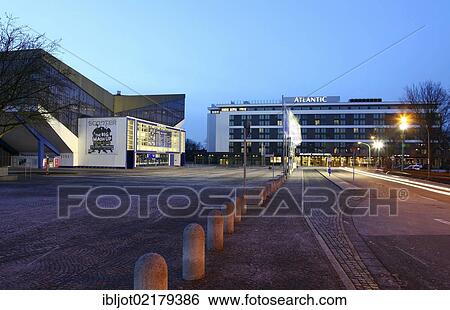 Gruga Hall, concert and event hall, next to the Atlantic Congress Hotel, directly beside the Messe Essen Exhibition Centre, Essen, North Rhine-Westphalia, Germany, Europe View Large Photo Image Stock Photograph - Gruga Hall, concert and event hall, next to the Atlantic Congress Hotel, directly beside the Messe Essen Exhibition Centre, Essen, North Rhine-Westphalia, Germany, Europe. Fotosearch