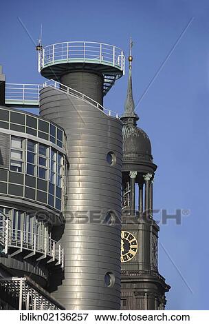 Gruner & Jahr publishing house with Michel, St. Michaelis Church, Hamburg, Germany, Europe View Large Photo Image Stock Photo - Gruner & Jahr publishing house with Michel, St. Michaelis Church, Hamburg, Germany, Europe. Fotosearch