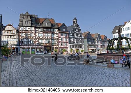 Half-timbered houses on the Marktplatz square in the town of Butzbach, Hesse, Germany, Europe, PublicGround, Europe View Large Photo Image Stock Photograph - Half-timbered houses on the Marktplatz square in the town of Butzbach, Hesse, Germany, Europe, PublicGround, Europe. Fotosearch