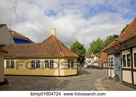 Hans Christian Andersen's childhood home in Odense, Denmark, Europe View Large Photo Image Picture - Hans Christian Andersen's childhood home in Odense, Denmark, Europe. Fotosearch
