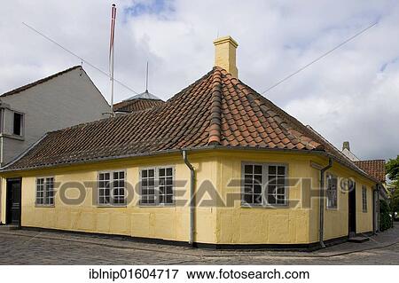 Hans Christian Andersen's childhood home in Odense, Denmark, Europe View Large Photo Image Stock Photo - Hans Christian Andersen's childhood home in Odense, Denmark, Europe. Fotosearch