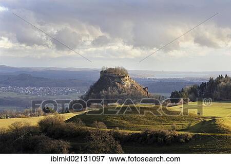 Hegau volcanic stub, Hohenkraehen, Hegau, Konstanz district, Baden-Wuerttemberg, Germany, Europe View Large Photo Image Stock Photo - Hegau volcanic stub, Hohenkraehen, Hegau, Konstanz district, Baden-Wuerttemberg, Germany, Europe. Fotosearch
