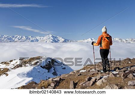 Hiker ascending to the Laugenspitze peak above the Laugenalm, behind Ultner mountains, Gampenpass, South Tyrol, Italy, Europe View Large Photo Image Stock Image - Hiker ascending to the Laugenspitze peak above the Laugenalm, behind Ultner mountains, Gampenpass, South Tyrol, Italy, Europe. Fotosearch