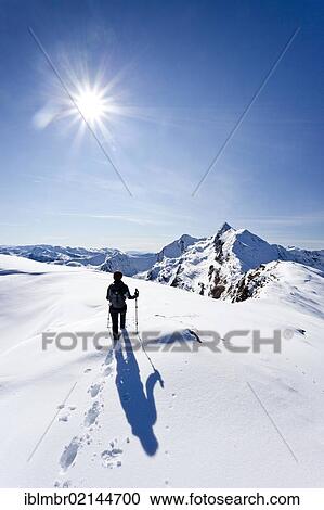 Hiker on Roethenspitz Mountain above Penser Joch Pass, summit of Penser Weisshorn Mountain at the rear, Sarn Valley, Alto Adige, Italy, Europe View Large Photo Image Stock Image - Hiker on Roethenspitz Mountain above Penser Joch Pass, summit of Penser Weisshorn Mountain at the rear, Sarn Valley, Alto Adige, Italy, Europe. Fotosearch