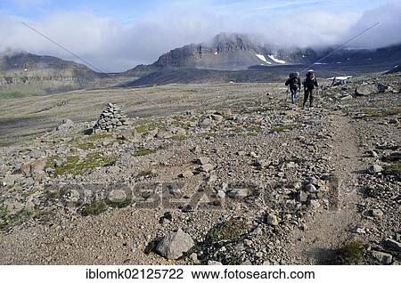 Hikers, Hælavíkurbjarg or Haelavikurbjarg, Hornstrandir, Westfjords, Iceland, Europe View Large Photo Image Stock Image - Hikers, Hælavíkurbjarg or Haelavikurbjarg, Hornstrandir, Westfjords, Iceland, Europe. Fotosearch