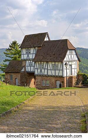 Hirschhorn Castle gatehouse, Hirschhorn, Neckartal-Odenwald Nature Reserve, Hesse, Germany, Europe, PublicGround, Europe View Large Photo Image Picture - Hirschhorn Castle gatehouse, Hirschhorn, Neckartal-Odenwald Nature Reserve, Hesse, Germany, Europe, PublicGround, Europe. Fotosearch