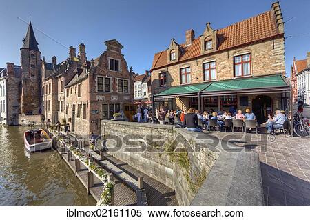Historic Centre at Rozenhoedkaai, Quai of the Rosary, historic town centre of Bruges, UNESCO World Heritage Site, West Flanders, Flemish Region, Belgium, Europe View Large Photo Image Stock Photography - Historic Centre at Rozenhoedkaai, Quai of the Rosary, historic town centre of Bruges, UNESCO World Heritage Site, West Flanders, Flemish Region, Belgium, Europe. Fotosearch