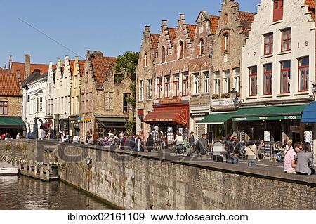 Historic Centre with guild houses at Rozenhoedkaai, Quai of the Rosary, historic town centre of Bruges, UNESCO World Heritage Site, West Flanders, Flemish Region, Belgium, Europe View Large Photo Image Stock Photo - Historic Centre with guild houses at Rozenhoedkaai, Quai of the Rosary, historic town centre of Bruges, UNESCO World Heritage Site, West Flanders, Flemish Region, Belgium, Europe. Fotosearch