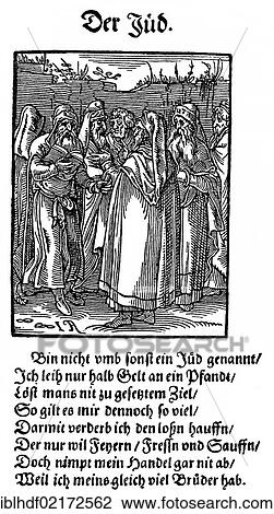 Historical illustration from the 19th century, after a woodcut from 1568, an example of Christian anti-Judaism in the 16th century View Large Photo Image Stock Image - Historical illustration from the 19th century, after a woodcut from 1568, an example of Christian anti-Judaism in the 16th century. Fotosearch