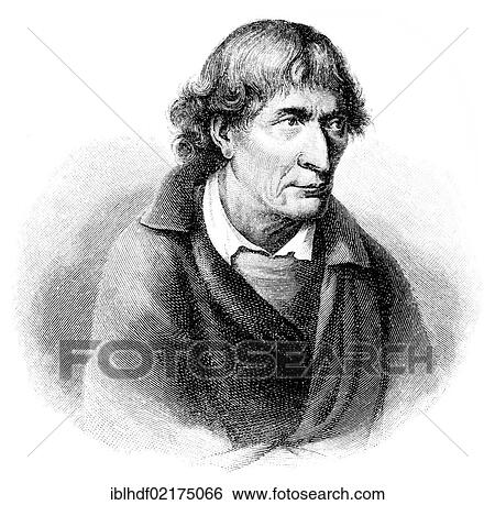 Stock Photograph - Historical illustration from the 19th Century, portrait of Giovanni Battista Casti, 1724 - 1803, an Italian poet. Fotosearch