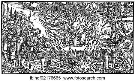 Historical illustration from the 19th Century, The Iconoclasts, after a woodcut from 1500 View Large Photo Image Stock Photography - Historical illustration from the 19th Century, The Iconoclasts, after a woodcut from 1500. Fotosearch