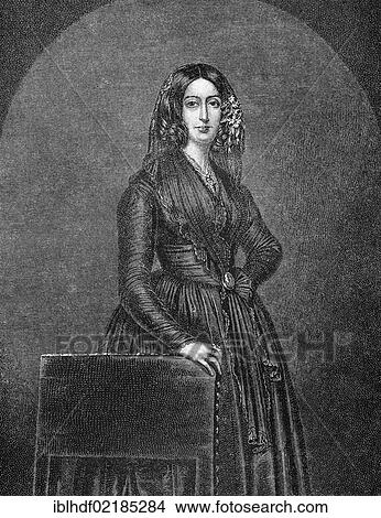 Historical print from the 19th century, portrait of a sociocritical French writer by George Sand also known as Amandine-Aurore-Lucile Dupin de Francueil, 1804 - 1876 View Large Photo Image Picture - Historical print from the 19th century, portrait of a sociocritical French writer by George Sand also known as Amandine-Aurore-Lucile Dupin de Francueil, 1804 - 1876. Fotosearch