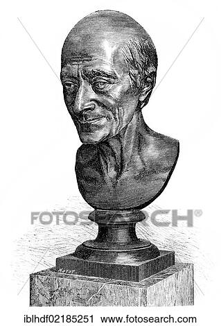 Historical print from the 19th century, bust of Voltaire, also known as Francois Marie Arouet, 1694 - 1778, an author of the French and European Enlightenment View Large Photo Image Stock Image - Historical print from the 19th century, bust of Voltaire, also known as Francois Marie Arouet, 1694 - 1778, an author of the French and European Enlightenment. Fotosearch