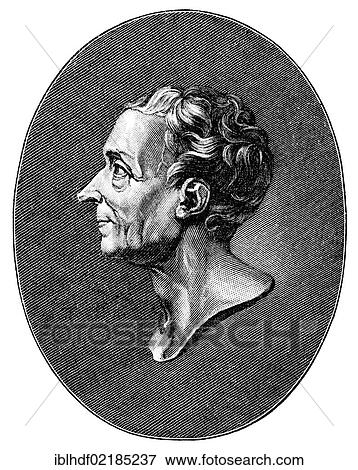 Historical print from the 19th century, portrait of Charles-Louis de Secondat, Baron de La Brède et de Montesquieu, 1689 - 1755, a French writer, philosopher and political theorist of the Enlightenment View Large Photo Image Stock Photo - Historical print from the 19th century, portrait of Charles-Louis de Secondat, Baron de La Brède et de Montesquieu, 1689 - 1755, a French writer, philosopher and political theorist of the Enlightenment. Fotosearch