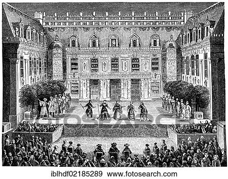 Historical print from the 19th century, performance of the opera Alceste in Versailles, France, 1674, by Jean-Baptiste Lully also known as Giovanni Battista Lulli, Europe View Large Photo Image Stock Photo - Historical print from the 19th century, performance of the opera Alceste in Versailles, France, 1674, by Jean-Baptiste Lully also known as Giovanni Battista Lulli, Europe. Fotosearch