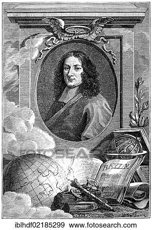 Historical print from the 19th century, portrait of Pierre Bayle, 1647 - 1706, a French writer and philosopher View Large Photo Image Stock Photo - Historical print from the 19th century, portrait of Pierre Bayle, 1647 - 1706, a French writer and philosopher. Fotosearch