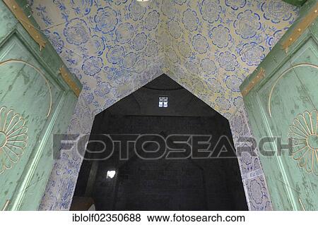 Stock Photo - Historical Silk Road or Silk Route, mosque and mausoleum, mausoleum of Uyghur Kings in Hami, Kumul, Uyghur, Xinjiang, China, Asia. Fotosearch