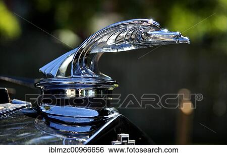 Hood ornament on a Chevrolet at a Classic Car Show in Belvidere, New Jersey, USA, North America View Large Photo Image Stock Photograph - Hood ornament on a Chevrolet at a Classic Car Show in Belvidere, New Jersey, USA, North America. Fotosearch