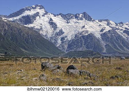 Huddestone Glacier, Stocking Glacier and Mueller Glacier, Mount Cook National Park, South Island, New Zealand, Oceania View Large Photo Image Stock Photograph - Huddestone Glacier, Stocking Glacier and Mueller Glacier, Mount Cook National Park, South Island, New Zealand, Oceania. Fotosearch