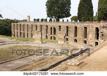 Hundred Chambers and paved ring at Hadrian's Villa, Villa Adriana, Tivoli, Italy, Europe View Large Photo Image Stock Image - Hundred Chambers and paved ring at Hadrian's Villa, Villa Adriana, Tivoli, Italy, Europe. Fotosearch