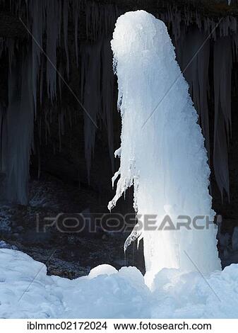 Icicle in Eistobel gorge, Maierhoefen, Bavaria, Germany, Europe View Large Photo Image Picture - Icicle in Eistobel gorge, Maierhoefen, Bavaria, Germany, Europe. Fotosearch
