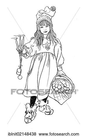 Iduna, illustration in The House in the Sun by Carl Larsson, 1917 View Large Photo Image Stock Photo - Iduna, illustration in The House in the Sun by Carl Larsson, 1917. Fotosearch