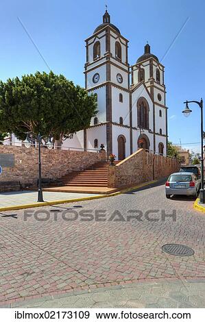 Stock Photo - Iglesia de la Candelaria, Ingenio, Gran Canaria, Canary Islands, Spain, Europe. Fotosearch
