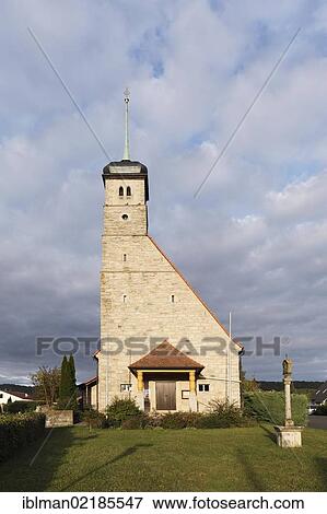 Inflation Church of St. Sebastian, Hundelshausen, Michelau district in Steigerwald, Lower Franconia, Franconia, Bavaria, Germany, Europe, PublicGround, Europe View Large Photo Image Stock Photo - Inflation Church of St. Sebastian, Hundelshausen, Michelau district in Steigerwald, Lower Franconia, Franconia, Bavaria, Germany, Europe, PublicGround, Europe. Fotosearch