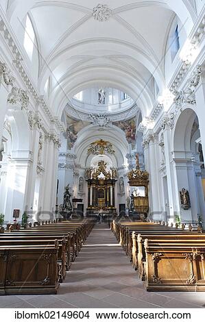 Interior, Fulda Cathedral, built by Johann Dientzenhofer, 1704 - 1712, Fulda, Hesse, Germany, Europe View Large Photo Image Picture - Interior, Fulda Cathedral, built by Johann Dientzenhofer, 1704 - 1712, Fulda, Hesse, Germany, Europe. Fotosearch