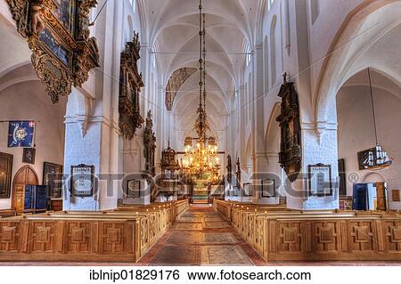 Interior, Sct. Olai Domkirke cathedral, Helsingør, Elsinore, Denmark, Europe View Large Photo Image Stock Photograph - Interior, Sct. Olai Domkirke cathedral, Helsingør, Elsinore, Denmark, Europe. Fotosearch