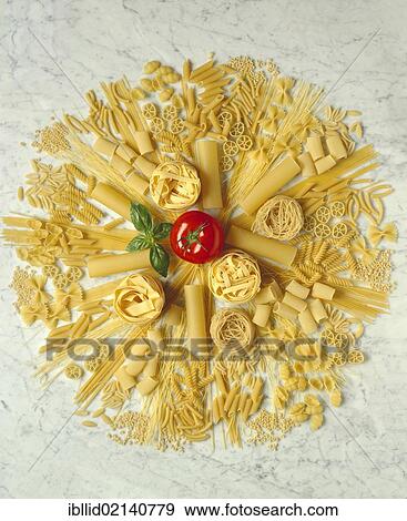 Stock Photo - Italian pasta, tomato. Fotosearch