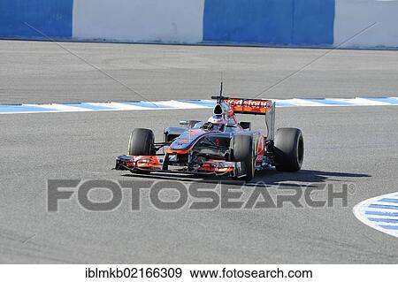 Jenson Button, GBR, McLaren Mercedes MP4-27, Lotus F1 Team during the first Formula One test drive for the 2012 season in Jerez, Spain, Europe View Large Photo Image Stock Photo - Jenson Button, GBR, McLaren Mercedes MP4-27, Lotus F1 Team during the first Formula One test drive for the 2012 season in Jerez, Spain, Europe. Fotosearch