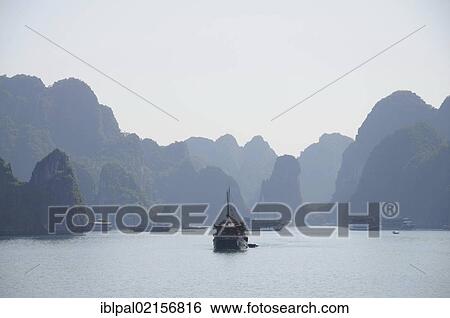 Junk, Halong Bay, Vietnam, Southeast Asia, Asia View Large Photo Image Stock Photograph - Junk, Halong Bay, Vietnam, Southeast Asia, Asia. Fotosearch