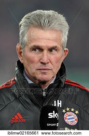 Stock Image - Jupp Heynckes, coach of FC Bayern Muenchen, Mercedes-Benz Arena, Stuttgart, Baden-Wuerttemberg, Germany, Europe. Fotosearch