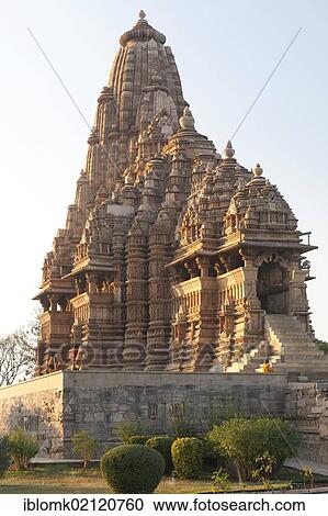 Stock Image - Kandariya Mahadev Temple, Khajuraho Group of Monuments, UNESCO World Heritage Site, Madhya Pradesh, India, Asia. Fotosearch