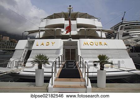 Lady Moura, cruiser, built by Blohm and Voss GmbH, 114. 85 m, built in 1990, Principality of Monaco, French Riviera, Mediterranean Sea, Europe View Large Photo Image Stock Photograph - Lady Moura, cruiser, built by Blohm and Voss GmbH, 114. 85 m, built in 1990, Principality of Monaco, French Riviera, Mediterranean Sea, Europe. Fotosearch