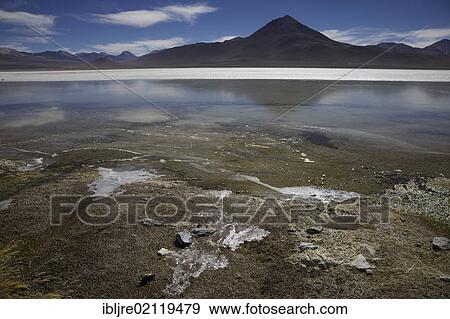 Laguna Blanca, Andina Eduardo Abaro National Park, Altiplano, Potosi, southern Bolivia, South America View Large Photo Image Stock Photo - Laguna Blanca, Andina Eduardo Abaro National Park, Altiplano, Potosi, southern Bolivia, South America. Fotosearch