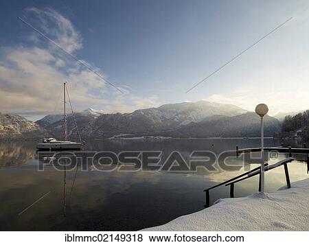 Stock Photo - Lake Attersee, Salzkammergut, Austria, Europe. Fotosearch