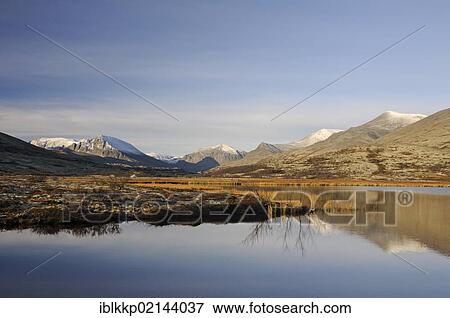 Lake Doralstjornin in mountain landscape of Rondane National Park, Norway, Europe View Large Photo Image Stock Photo - Lake Doralstjornin in mountain landscape of Rondane National Park, Norway, Europe. Fotosearch