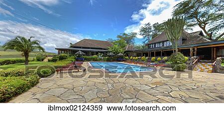 Lake Nakuru Lodge, pool, Lake Nakuru National Park, Kenya, East Africa, Africa View Large Photo Image Stock Photo - Lake Nakuru Lodge, pool, Lake Nakuru National Park, Kenya, East Africa, Africa. Fotosearch