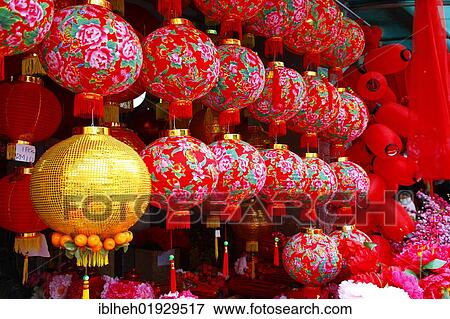 Lanterns, lantern shop, preparations for the Chinese New Year festival, Chinatown, Kuala Lumpur, Malaysia, Southeast Asia, Asia View Large Photo Image Stock Photo - Lanterns, lantern shop, preparations for the Chinese New Year festival, Chinatown, Kuala Lumpur, Malaysia, Southeast Asia, Asia. Fotosearch