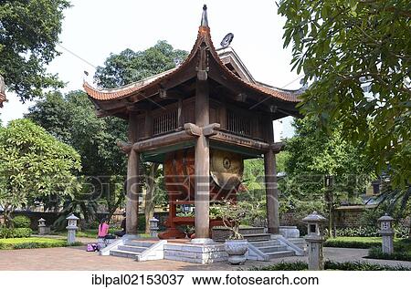 Stock Photo - Large drum, Temple of Literature, Van Mieu, historic town centre, Hanoi, Vietnam, Southeast Asia, Asia. Fotosearch