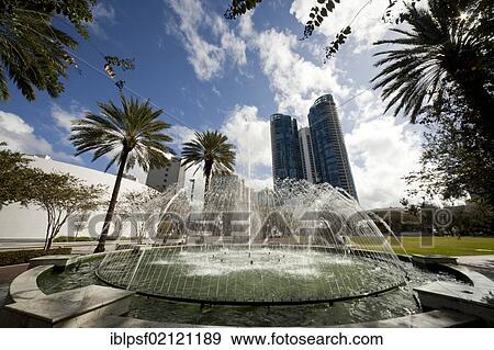 Las Olas Fountain in the town centre of Fort Lauderdale, Florida, USA, North America View Large Photo Image Stock Photo - Las Olas Fountain in the town centre of Fort Lauderdale, Florida, USA, North America. Fotosearch