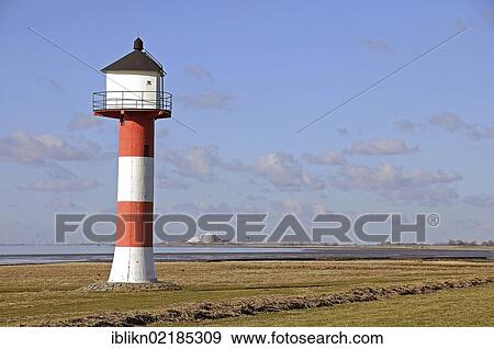 Lighthouse in Glueckstadt on the Elbe River, Schleswig-Holstein, Germany, Europe View Large Photo Image Stock Photo - Lighthouse in Glueckstadt on the Elbe River, Schleswig-Holstein, Germany, Europe. Fotosearch