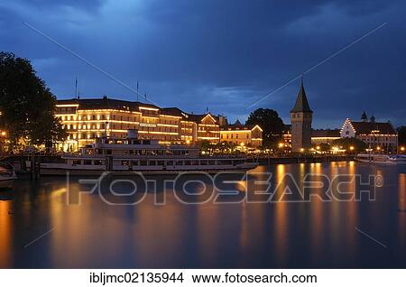Picture - Lindau, Bodensee, Lake Constance, Bavaria, Germany, Europe. Fotosearch
