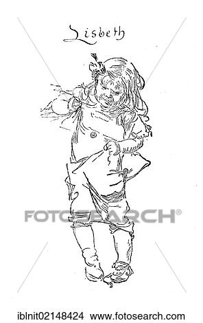 Lisbeth, illustration in The House in the Sun by Carl Larsson, 1917 View Large Photo Image Picture - Lisbeth, illustration in The House in the Sun by Carl Larsson, 1917. Fotosearch