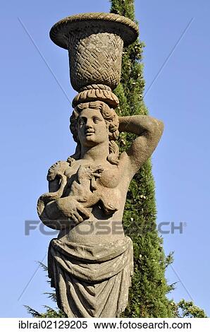 Mannerist statue at the Palazzetto building, casino in the garden of the palazzo in Fortezza, palace, Villa Farnese, Caprarola, Latium region, Italy, Europe View Large Photo Image Stock Photography - Mannerist statue at the Palazzetto building, casino in the garden of the palazzo in Fortezza, palace, Villa Farnese, Caprarola, Latium region, Italy, Europe. Fotosearch