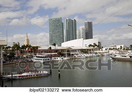 Marina at Bayside Marketplace, downtown Miami, Florida, USA, North America View Large Photo Image Stock Image - Marina at Bayside Marketplace, downtown Miami, Florida, USA, North America. Fotosearch